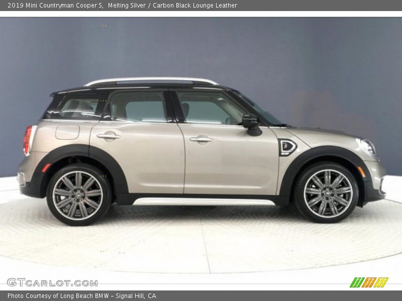 Melting Silver / Carbon Black Lounge Leather 2019 Mini Countryman Cooper S