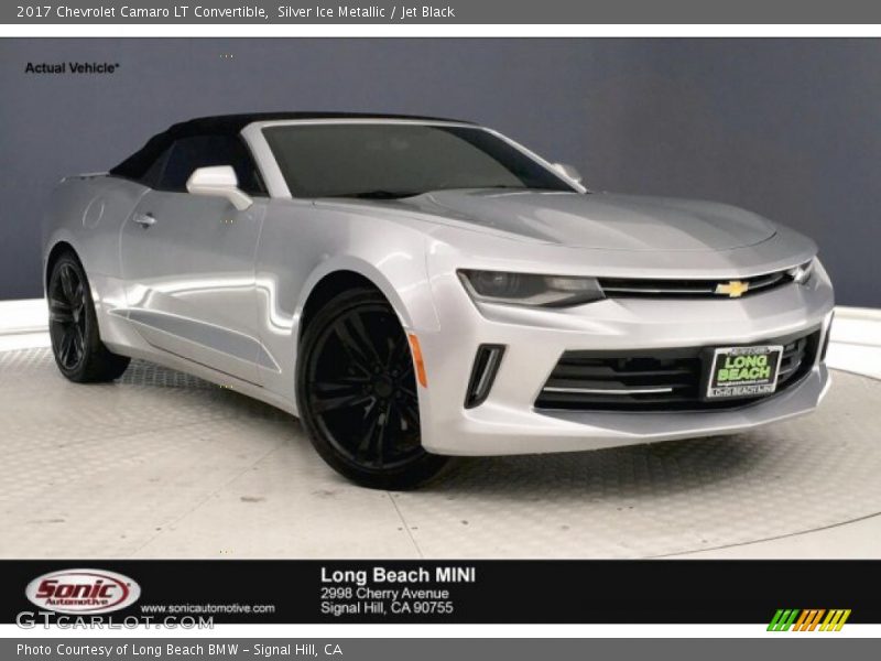 Silver Ice Metallic / Jet Black 2017 Chevrolet Camaro LT Convertible