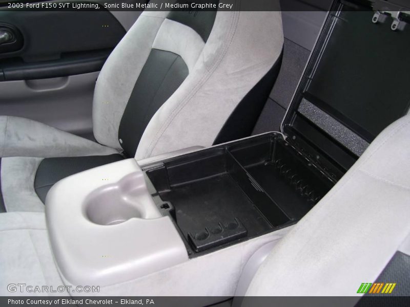 Sonic Blue Metallic / Medium Graphite Grey 2003 Ford F150 SVT Lightning