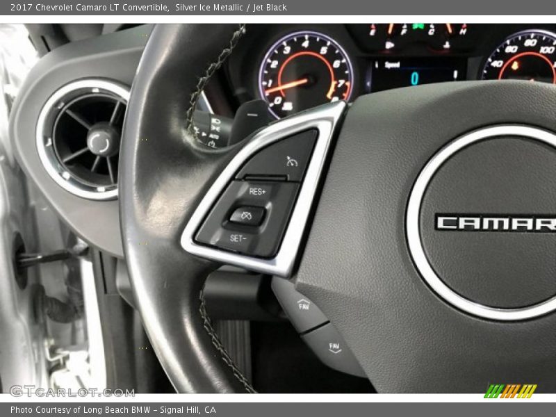Silver Ice Metallic / Jet Black 2017 Chevrolet Camaro LT Convertible
