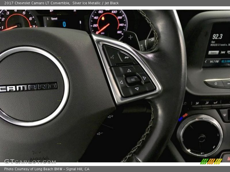 Silver Ice Metallic / Jet Black 2017 Chevrolet Camaro LT Convertible