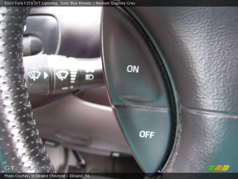Sonic Blue Metallic / Medium Graphite Grey 2003 Ford F150 SVT Lightning