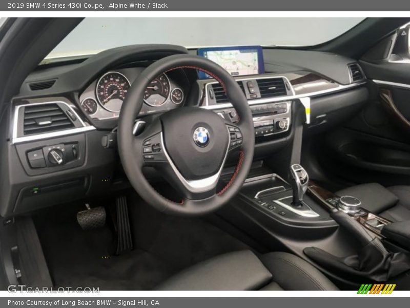 Alpine White / Black 2019 BMW 4 Series 430i Coupe