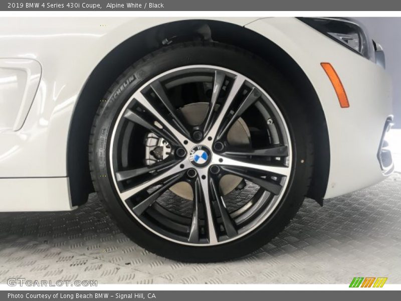 Alpine White / Black 2019 BMW 4 Series 430i Coupe