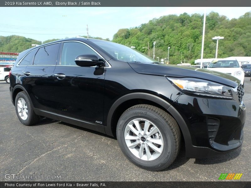 Ebony Black / Satin Black 2019 Kia Sorento LX AWD