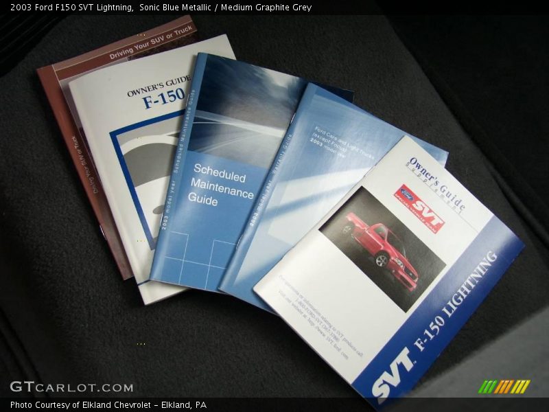 Books/Manuals of 2003 F150 SVT Lightning
