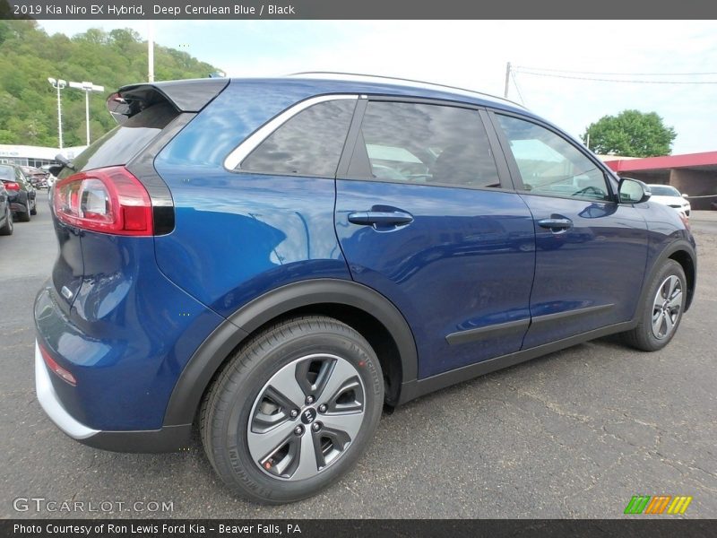 Deep Cerulean Blue / Black 2019 Kia Niro EX Hybrid