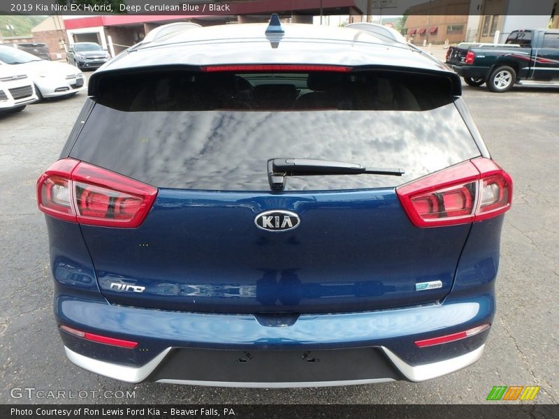 Deep Cerulean Blue / Black 2019 Kia Niro EX Hybrid