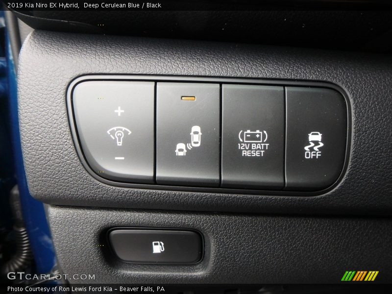 Deep Cerulean Blue / Black 2019 Kia Niro EX Hybrid