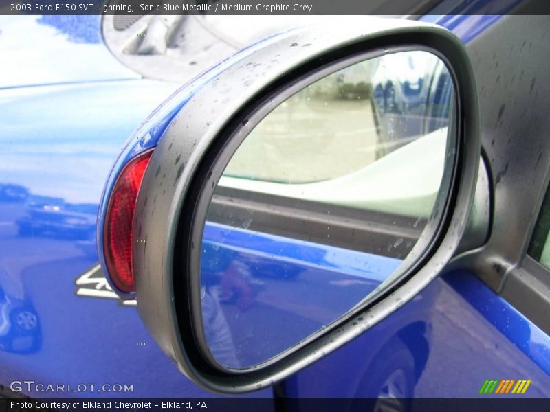 Sonic Blue Metallic / Medium Graphite Grey 2003 Ford F150 SVT Lightning