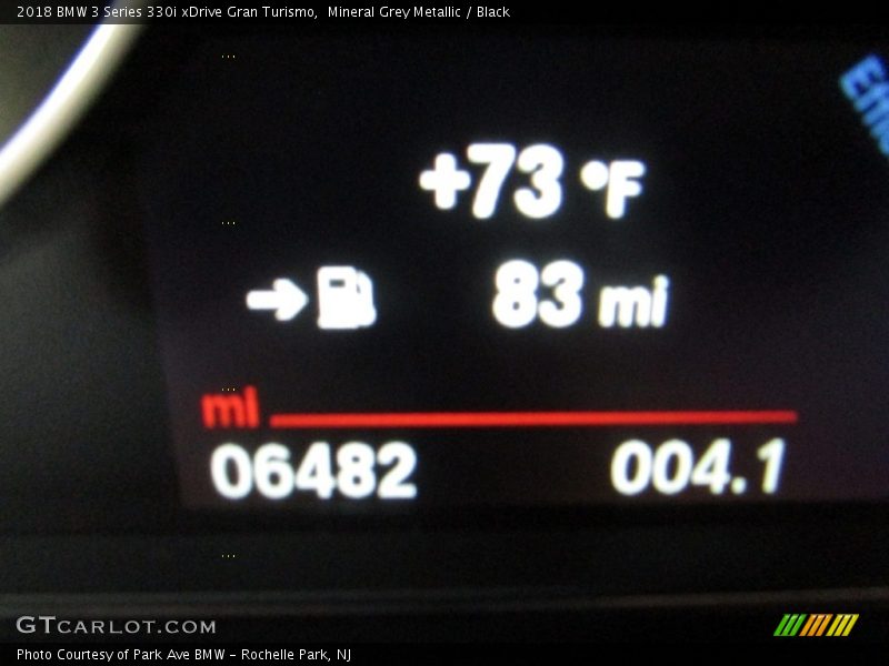 Mineral Grey Metallic / Black 2018 BMW 3 Series 330i xDrive Gran Turismo