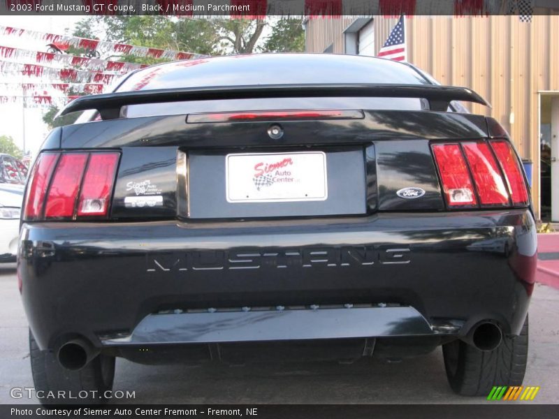 Black / Medium Parchment 2003 Ford Mustang GT Coupe