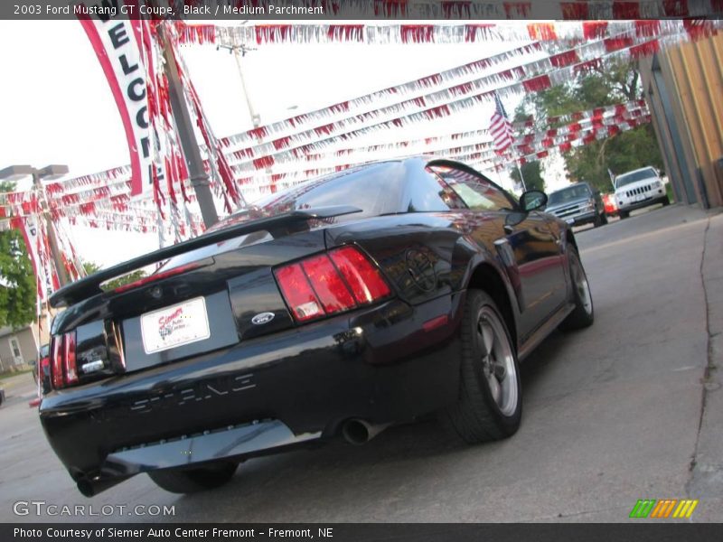Black / Medium Parchment 2003 Ford Mustang GT Coupe