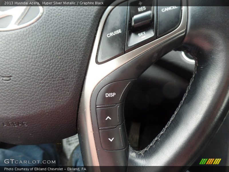 Hyper Silver Metallic / Graphite Black 2013 Hyundai Azera