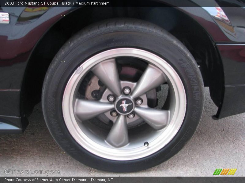 Black / Medium Parchment 2003 Ford Mustang GT Coupe