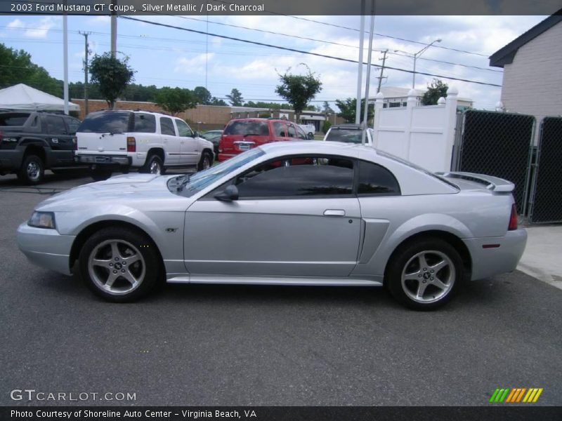 Silver Metallic / Dark Charcoal 2003 Ford Mustang GT Coupe