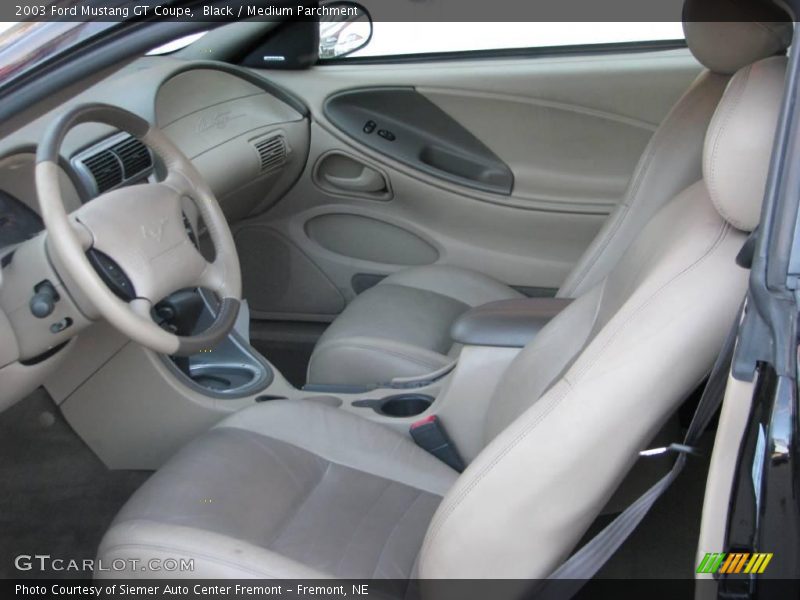 Black / Medium Parchment 2003 Ford Mustang GT Coupe