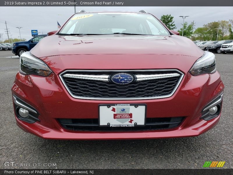 Crimson Red Pearl / Ivory 2019 Subaru Impreza 2.0i Limited 5-Door