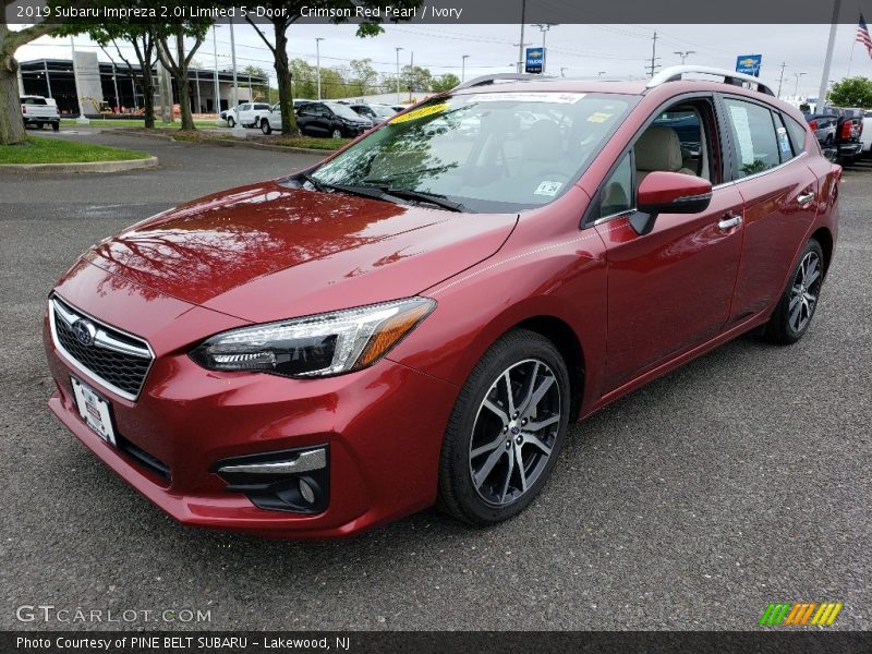 Crimson Red Pearl / Ivory 2019 Subaru Impreza 2.0i Limited 5-Door