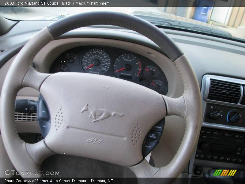 Black / Medium Parchment 2003 Ford Mustang GT Coupe