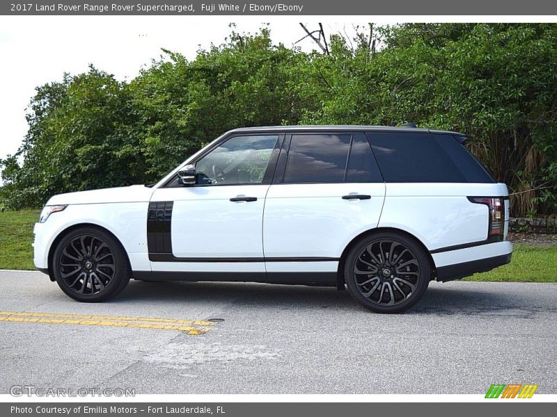 Fuji White / Ebony/Ebony 2017 Land Rover Range Rover Supercharged