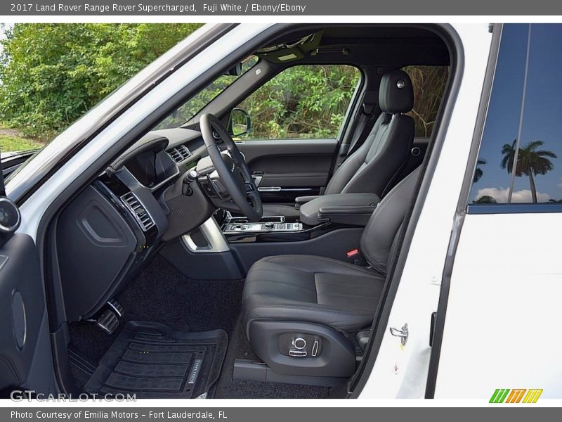 Fuji White / Ebony/Ebony 2017 Land Rover Range Rover Supercharged