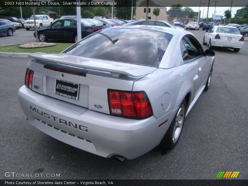 Silver Metallic / Dark Charcoal 2003 Ford Mustang GT Coupe