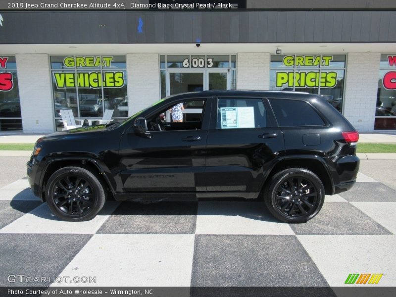Diamond Black Crystal Pearl / Black 2018 Jeep Grand Cherokee Altitude 4x4