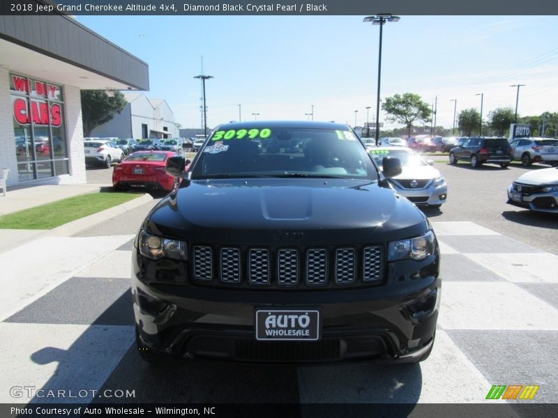 Diamond Black Crystal Pearl / Black 2018 Jeep Grand Cherokee Altitude 4x4