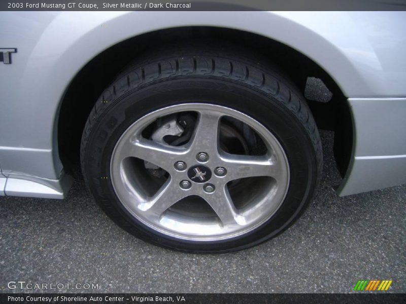 Silver Metallic / Dark Charcoal 2003 Ford Mustang GT Coupe