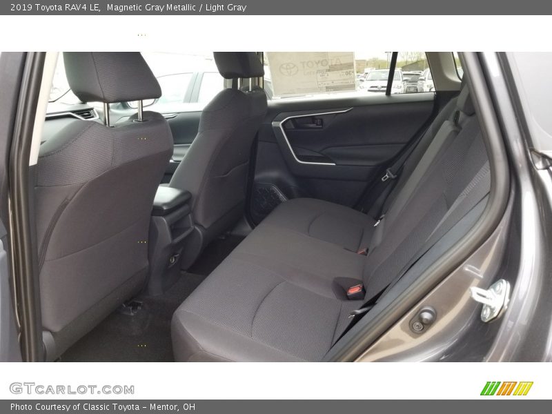 Magnetic Gray Metallic / Light Gray 2019 Toyota RAV4 LE