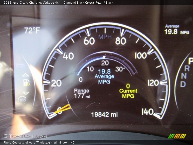 Diamond Black Crystal Pearl / Black 2018 Jeep Grand Cherokee Altitude 4x4