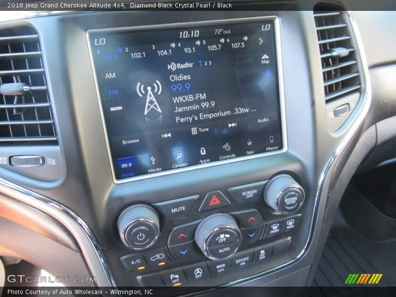 Diamond Black Crystal Pearl / Black 2018 Jeep Grand Cherokee Altitude 4x4