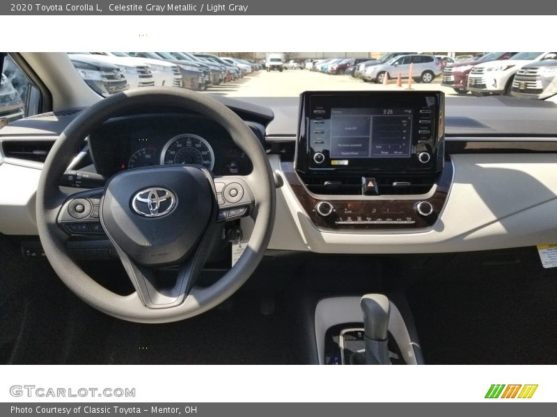 Celestite Gray Metallic / Light Gray 2020 Toyota Corolla L