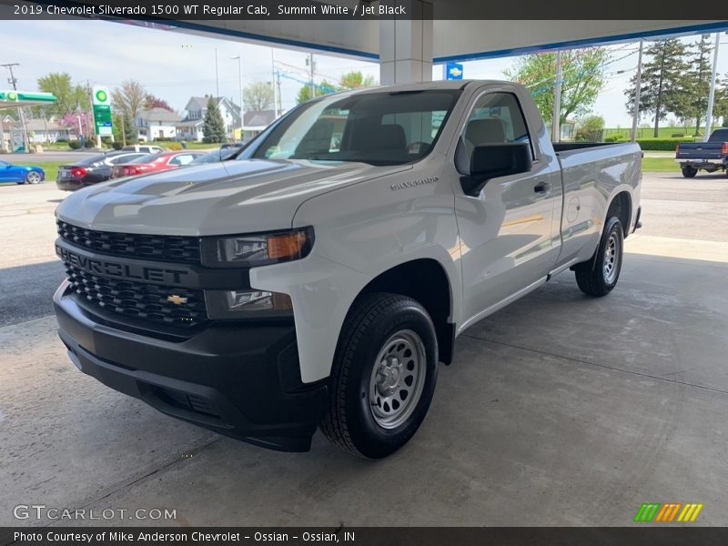 Summit White / Jet Black 2019 Chevrolet Silverado 1500 WT Regular Cab