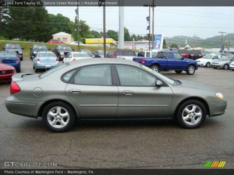 Spruce Green Metallic / Medium Parchment 2003 Ford Taurus SE