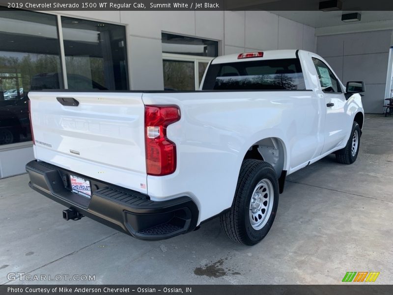 Summit White / Jet Black 2019 Chevrolet Silverado 1500 WT Regular Cab