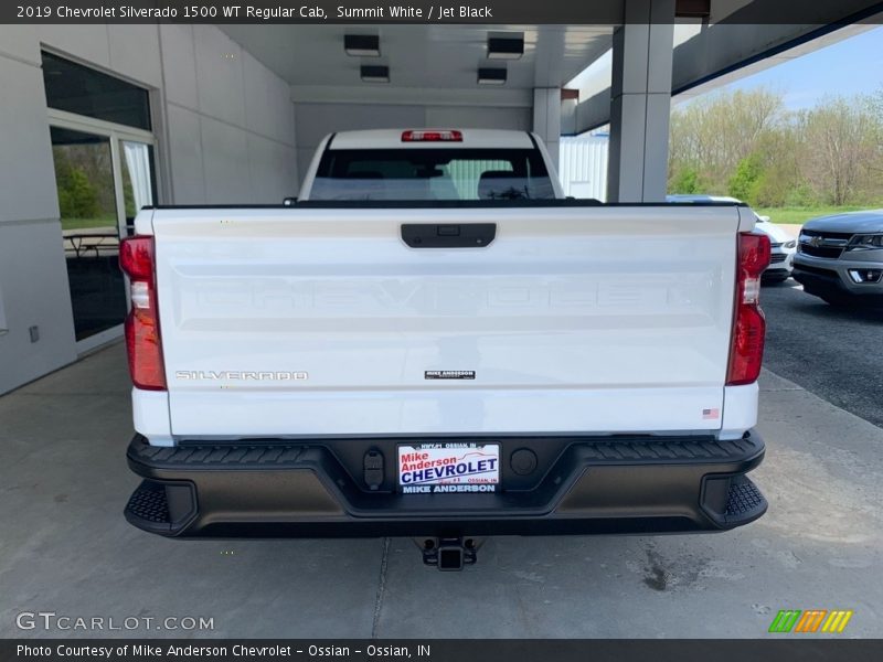 Summit White / Jet Black 2019 Chevrolet Silverado 1500 WT Regular Cab