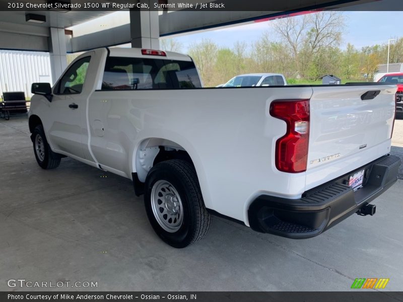 Summit White / Jet Black 2019 Chevrolet Silverado 1500 WT Regular Cab