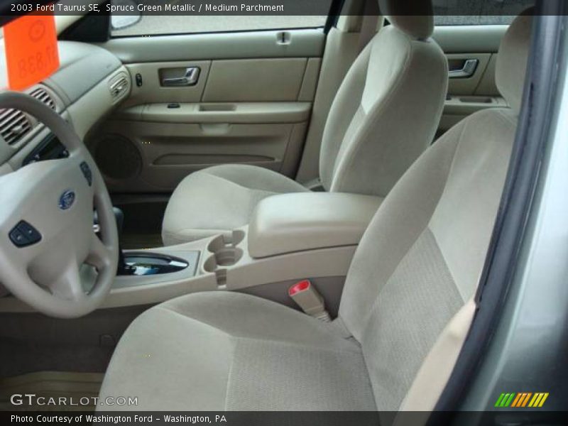 Spruce Green Metallic / Medium Parchment 2003 Ford Taurus SE