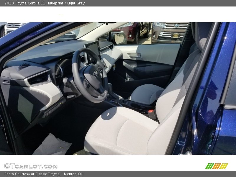 Blueprint / Light Gray 2020 Toyota Corolla LE