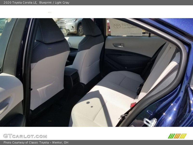 Blueprint / Light Gray 2020 Toyota Corolla LE