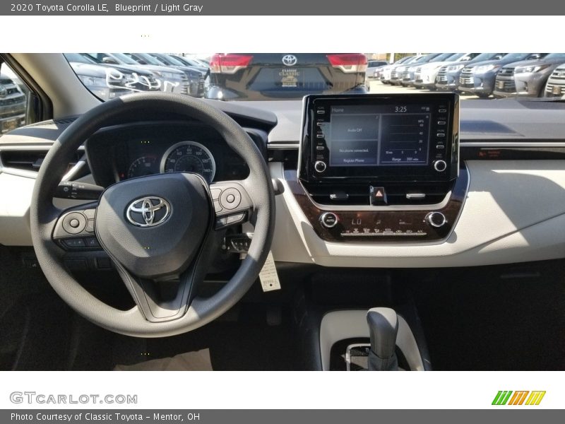 Blueprint / Light Gray 2020 Toyota Corolla LE