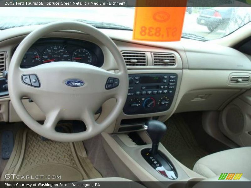 Spruce Green Metallic / Medium Parchment 2003 Ford Taurus SE