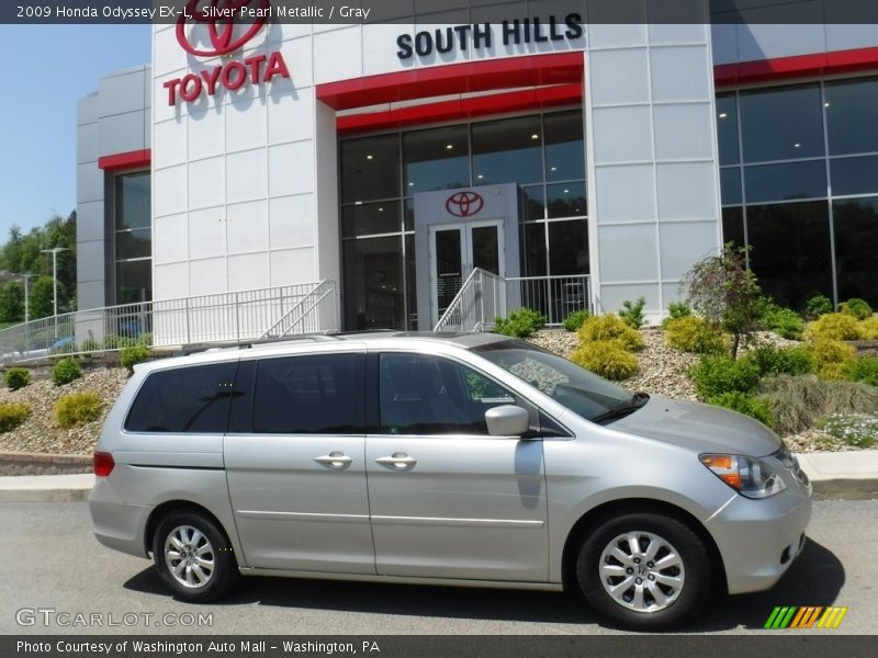 Silver Pearl Metallic / Gray 2009 Honda Odyssey EX-L