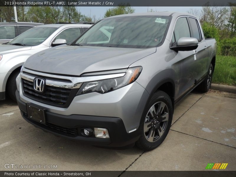 Lunar Silver Metallic / Gray 2019 Honda Ridgeline RTL-T AWD
