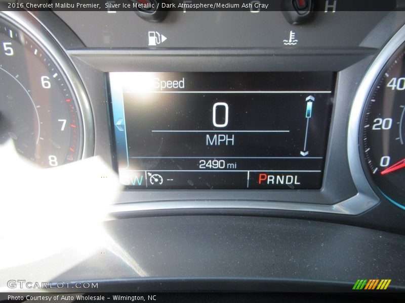 Silver Ice Metallic / Dark Atmosphere/Medium Ash Gray 2016 Chevrolet Malibu Premier
