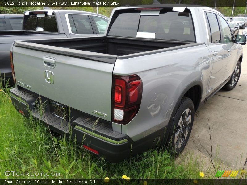 Lunar Silver Metallic / Gray 2019 Honda Ridgeline RTL-T AWD