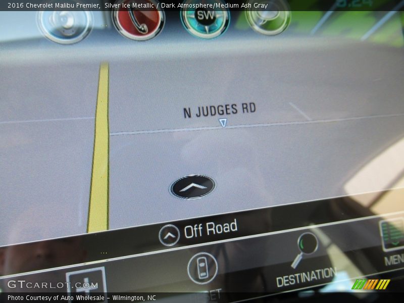 Silver Ice Metallic / Dark Atmosphere/Medium Ash Gray 2016 Chevrolet Malibu Premier