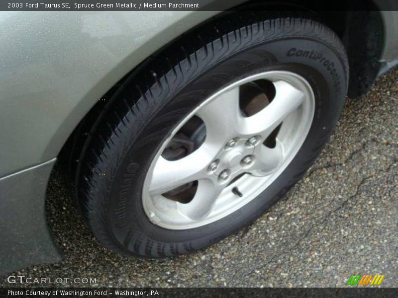 Spruce Green Metallic / Medium Parchment 2003 Ford Taurus SE